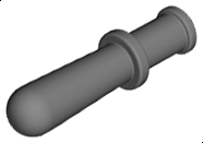 Weapon Truncheon in Dark Bluish Gray