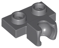 Plate Special 1 x 2 5.9mm Centre Side Towball Socket in Dark Bluish Gray