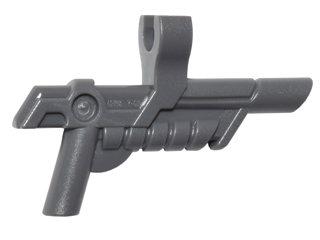 Weapon Gun Automatic Pistol with Top Clip in Dark Bluish Gray