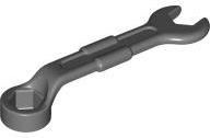 Duplo Wrench with Handles in Dark Bluish Gray