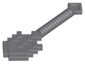 Equipment Shovel Blocky in Dark Bluish Gray