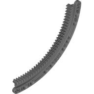 Technic Gear Rack 1/4 Circle 11 x 11, 35 Teeth in Dark Bluish Gray