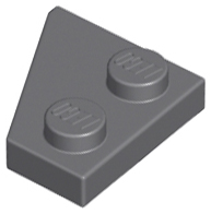 Wedge Plate 2 x 2 Right in Dark Bluish Gray