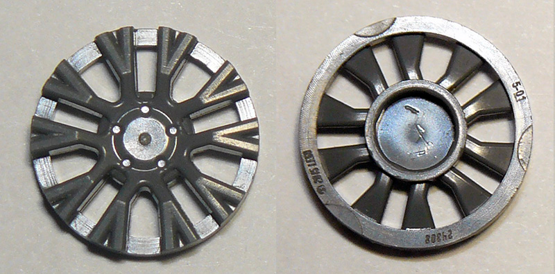 Wheel Cover 10 Spoke Y Shape - for Wheel 18976 in Dark Bluish Gray