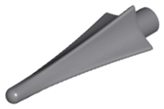 Weapon Spear Tip with Fins in Dark Bluish Gray