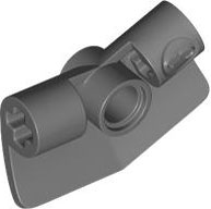 Technic Panel Fairing 2 x 3 x 1 #3 Angled 157.5° in Dark Bluish Gray