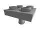 Plate Special 2 x 2 with Pin on Bottom, Small Holes in Plate and Rotational Locking Fingers on Underside in Dark Bluish Gray
