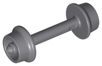 Wheel Roller Coaster in Dark Bluish Gray