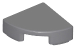 Tile Round 1 x 1 Quarter in Dark Bluish Gray