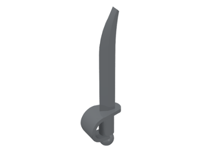 Weapon Sword / Cutlass in Dark Bluish Gray