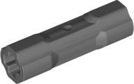 Technic Driving Ring Connector Smooth [2 rounded and 2 flat side walls] in Dark Bluish Gray