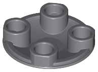 Plate Round 2 x 2 with Rounded Bottom [Boat Stud] in Dark Bluish Gray