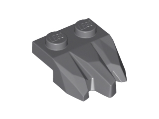 Plate Special 2 x 3 with Rocks in Dark Bluish Gray