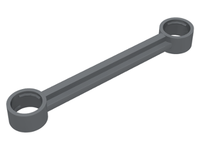 Technic Link 1 x 6 without Stoppers in Dark Bluish Gray