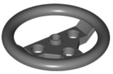 Technic Steering Wheel Large in Dark Bluish Gray