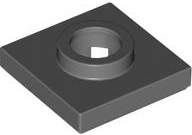 Turntable 2 x 2 Female in Dark Bluish Gray
