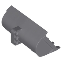 Technic Digger Bucket / Shovel 7 x 10 x 5 with 4.85 Hole in Dark Bluish Gray