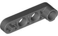 Technic Beam 1 x 4 Thin with Stud Connector in Dark Bluish Gray