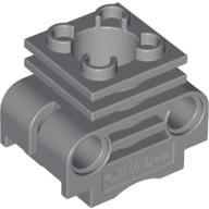 Technic Engine Cylinder with Side Slots in Dark Bluish Gray