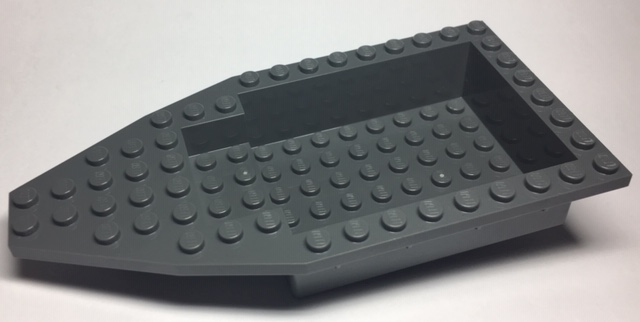 Boat Deck 8 x 16 x 3 in Dark Bluish Gray