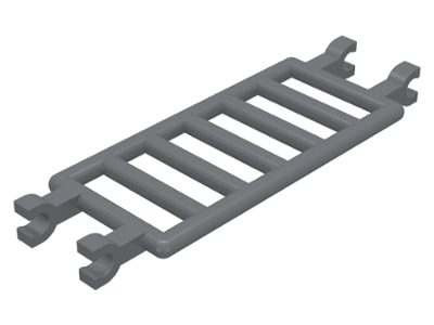 Bar 7 x 3 [4 Clips] in Dark Bluish Gray