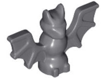 Animal, Bat in Dark Bluish Gray