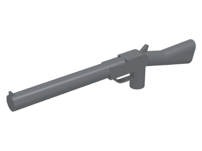 Weapon Rifle/Gun in Dark Bluish Gray