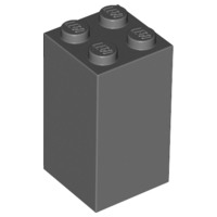 Brick 2 x 2 x 3 in Dark Bluish Gray