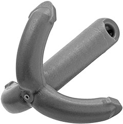 Tool Grappling Hook in Dark Bluish Gray