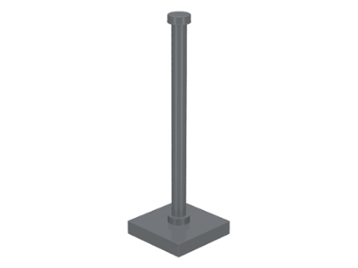 Tile Special 2 x 2 with Bar and Stud in Dark Bluish Gray