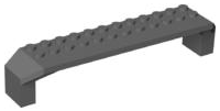 Brick Arch 2 x 14 x 2 1/3 in Dark Bluish Gray