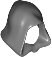 Hood, Connected Chin in Dark Bluish Gray