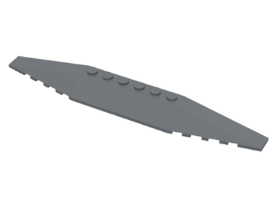 Brick Wedged, Sloped 2 x 16 Triple in Dark Bluish Gray
