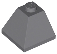 Brick Sloped 45° 2 x 2 Double Convex in Dark Bluish Gray
