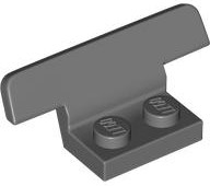 Spoiler, Plate Special 1 x 2 in Dark Bluish Gray