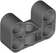 Technic Beam 2 x 3 Thick [90° Offset Centre Beam Hole] in Dark Bluish Gray