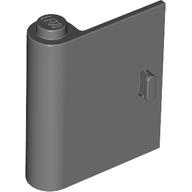 Door 1 x 3 x 3 Left in Dark Bluish Gray