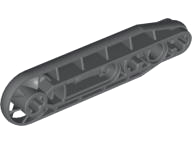 Technic Beam 1 x 7 with Fan in Dark Bluish Gray