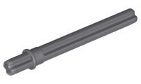 Technic Axle 5.5 with Stop [Flat Short End] in Dark Bluish Gray