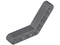 Technic Beam 1 x 7 Bent (4 - 4) Thick in Dark Bluish Gray