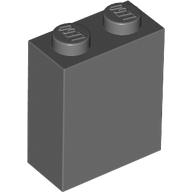 Brick 1 x 2 x 2 with Inside Stud Holder in Dark Bluish Gray