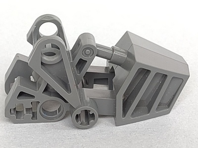 Large Figure Foot, with Ball Joint Socket 3 x 6 x 2 1/3 in Dark Bluish Gray