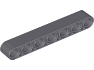 Technic Beam 1 x 7 Thick in Dark Bluish Gray