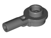 Plate Special Round 1 x 1 with Hollow Stud and Horizontal Bar 1L in Dark Bluish Gray