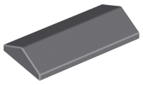 Brick Sloped 33° 2 x 4 Double in Dark Bluish Gray