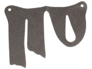 Large Figure Skirt, 2 Holes, Tear-drop Cut Out in Dark Bluish Gray