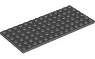 Plate 6 x 14 in Dark Bluish Gray