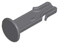 Launcher Firing Pin, Net Shooter in Dark Bluish Gray