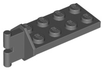 Hinge Plate 2 x 4 with Articulated Joint - Male in Dark Bluish Gray