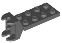 Hinge Plate 2 x 4 with Articulated Joint - Female in Dark Bluish Gray